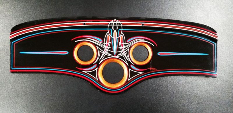 #121B Panel by Steve Seybold - Cherokee, KS. Pinstriping by: David Hightower. 2107